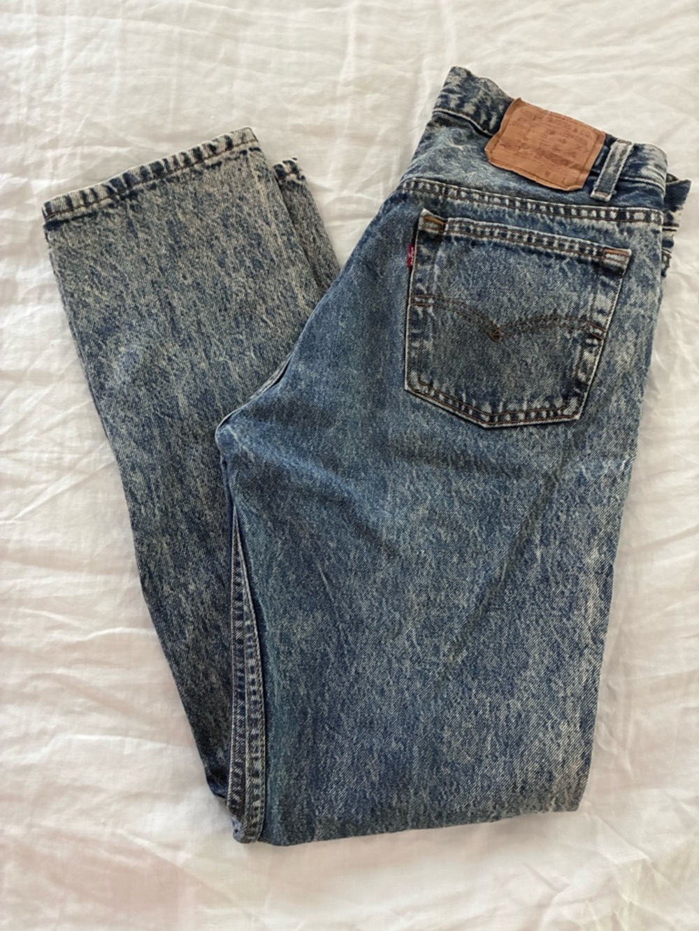 Levi's vintage Acid Wash Blue Boyfriend Jeans